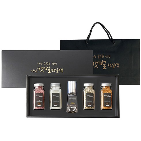 손봉훈신안갯벌 시즈닝솔트 그라인더 1종세트 500g, 1세트
