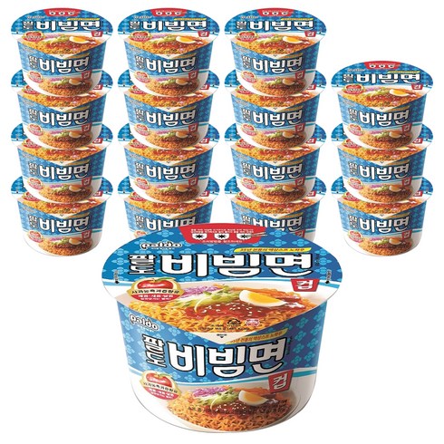 팔도비빔면 - 팔도비빔면 컵 115g, 16개