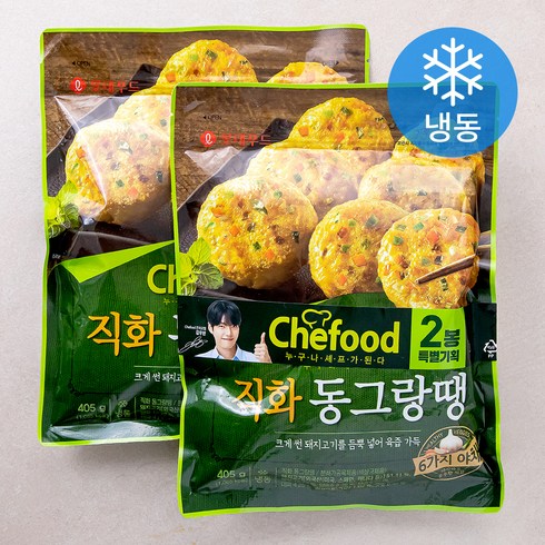 쉐푸드 직화 동그랑땡 (냉동), 405g, 2개입