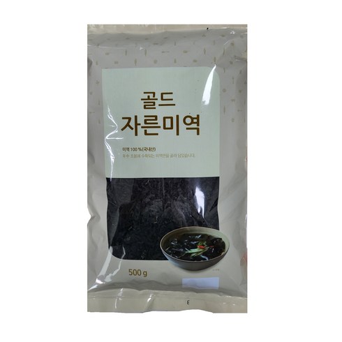 골드 자른 미역, 1개, 500g