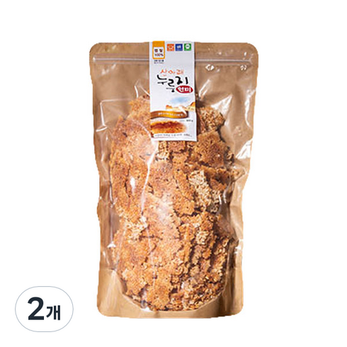 산아래 현미 누룽지, 800g, 2개