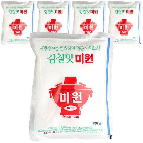 청정원 감칠맛나는미원, 500g, 5개