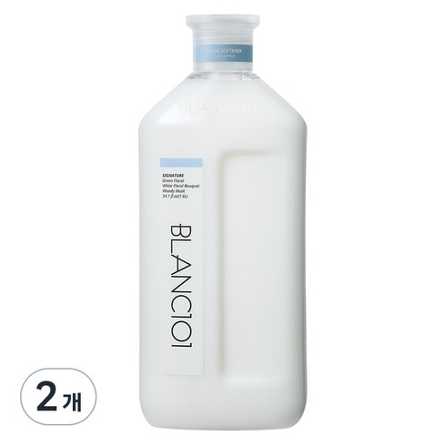 블랑101핫딜 - 블랑101 고농축 유아섬유유연제 시그니처향 본품, 1.6L, 2개