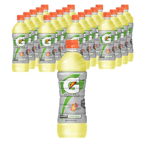 롯데칠성 게토레이 레몬 600ml (20펫), 20개