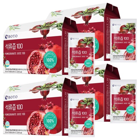 보뚜 석류즙 100, 90ml, 200개