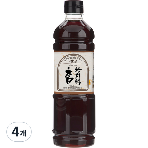 만능 참참치액 900m X 4병 - 참참치액, 900ml, 4개