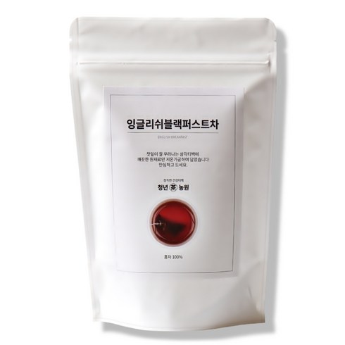 2023년 가성비 최고 케슬러스키 - 청년농원 저온가공 잉글리시블랙퍼스트 삼각티백, 1g, 50개, 1개, 50개입