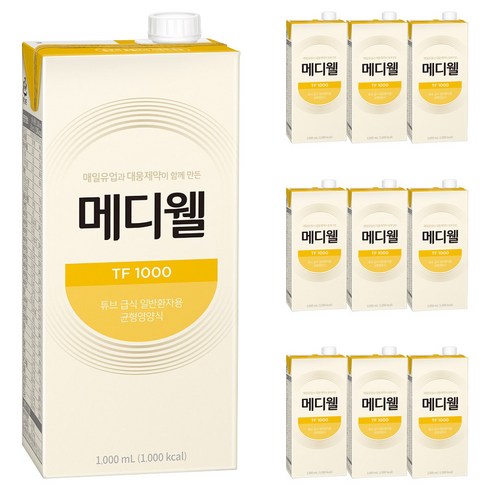 메디웰 TF 1000, 1000ml, 10개