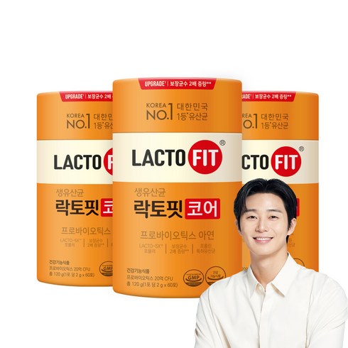 락토핏코어맥스 - 락토핏 코어 생유산균, 120g, 3개