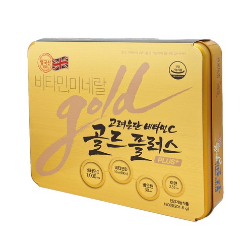 고려은단 비타민C 골드플러스 + 쇼핑백, 180정, 1개