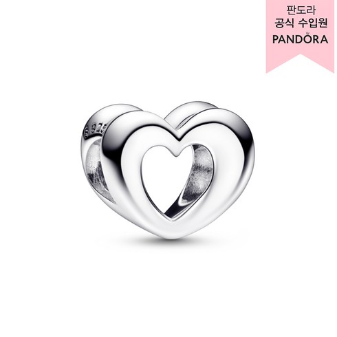 판도라 여성용 래디언트 오픈 하트 참 792492C00 + 쇼핑백