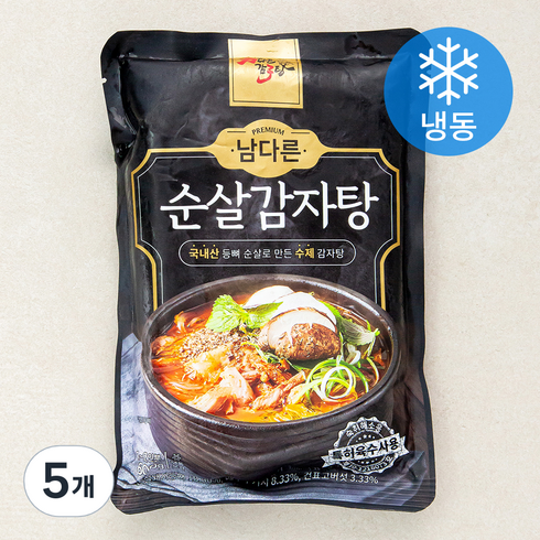 남다른 순살 감자탕 (냉동), 5개, 600g