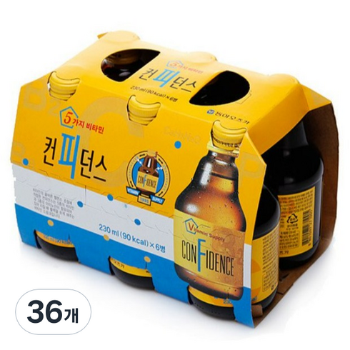 컨피던스 음료, 230ml, 36개