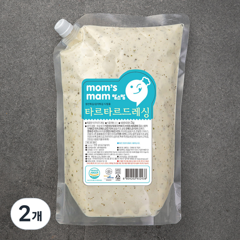 맘스맘 타르타르드레싱, 2kg, 2개