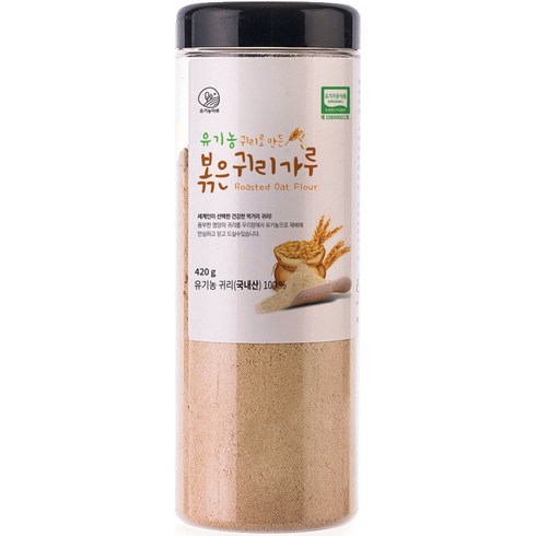 유기농마루 귀리로 만든 볶은 귀리가루, 420g, 1개