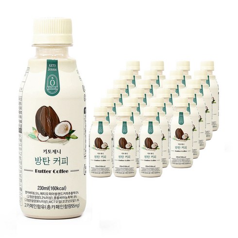 방탄커피 - 키토제니 방탄커피, 230ml, 24개