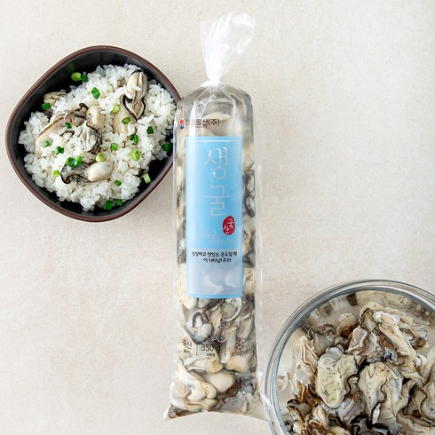 2023년 가성비 최고 생굴 - 지하암반해수로 씻어낸 생굴 (냉장), 350g, 1개