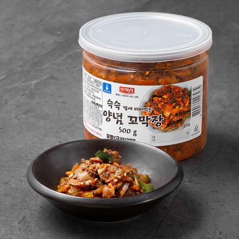 나무새 슥슥 밥에 비벼먹는 양념 꼬막장, 500g, 1개