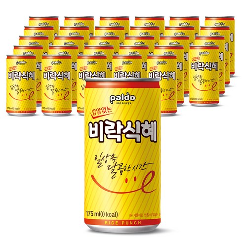 식혜 - 팔도 밥알없는 비락 식혜, 175ml, 30개