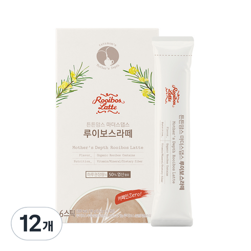 튼튼맘스 마더스댑스 루이보스라떼, 16g, 6개입, 2개