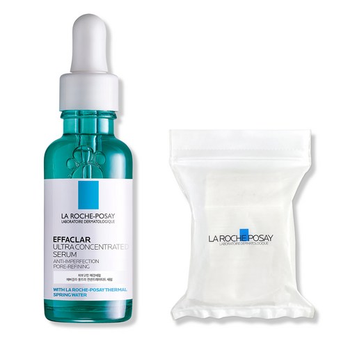 2023년 가성비 최고 라로슈포제 - 라로슈포제 에빠끌라 울트라 컨센트레이티드 세럼 30ml + 비건 화장솜 30매, 1세트