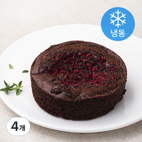 르까도드마비 라즈베리 브라우니 (냉동), 80g, 4개
