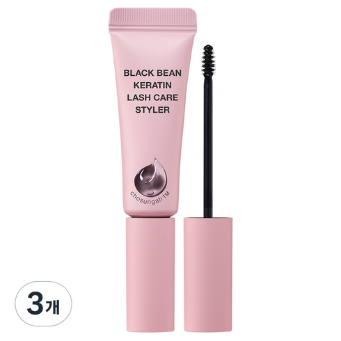 조성아TM 빈 케라틴 래쉬 케어 스타일러 속눈썹 영양제 블랙, 3개, 9ml