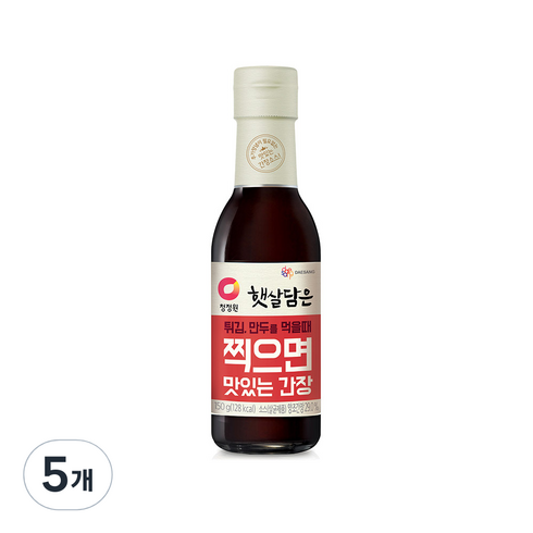 맛있는간장 - 청정원 찍으면 맛있는 간장 150g, 5개