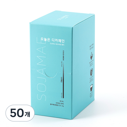 소자매 오늘은 디카페인 콜드브루 더치커피, 30ml, 10개입, 5개