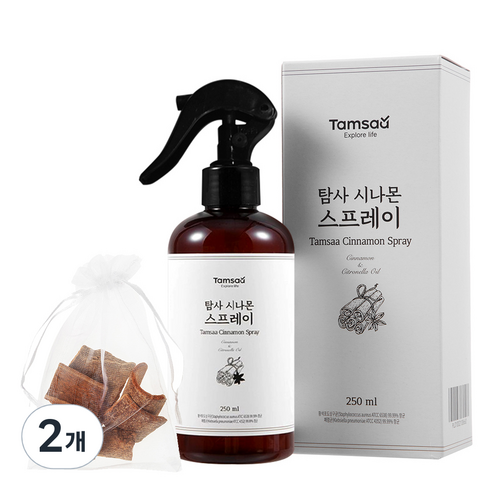 탐사 시나몬 스프레이 250ml + 계피칩 증정, 2개