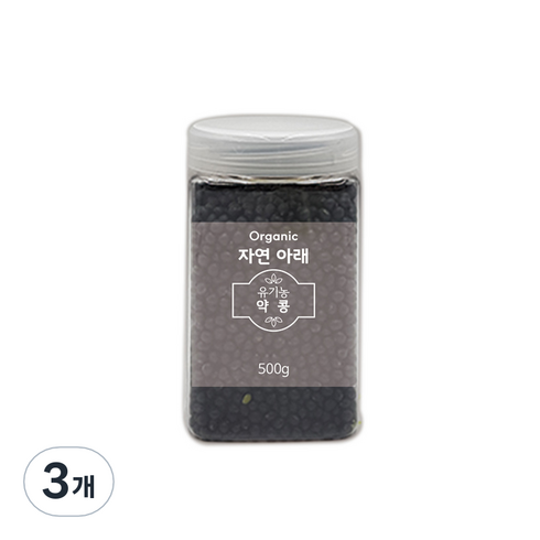 자연아래 유기농 약콩, 3개, 500g