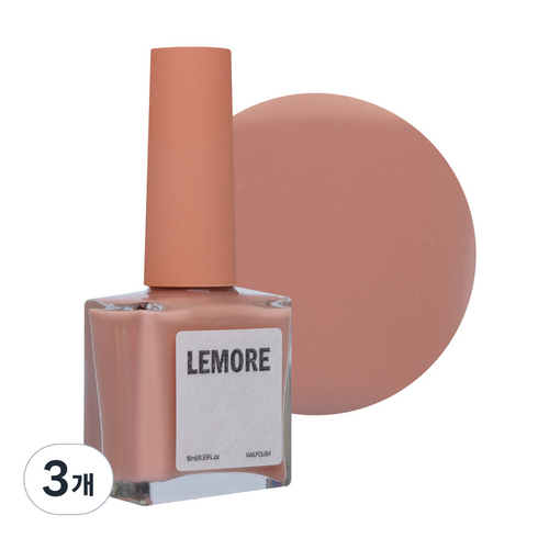 르모어 네일아트 매니큐어, LM-13, 10ml, 3개