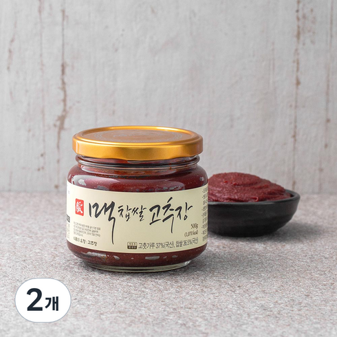 한국맥꾸룸 맥 찹쌀 고추장, 500g, 2개