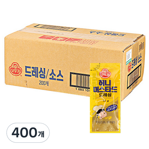 오뚜기 허니머스타드, 12g, 400개