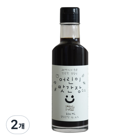 부엉이곳간 어린이 맛간장 210ml, 2개