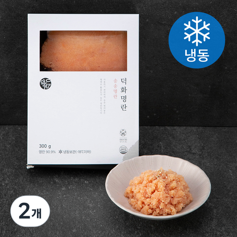 덕화명란 실속형 송송명란 (냉동), 300g, 2개