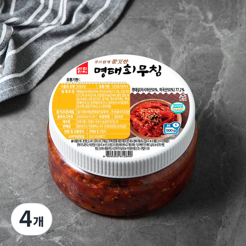 반찬단지 명태회무침, 500g, 4개
