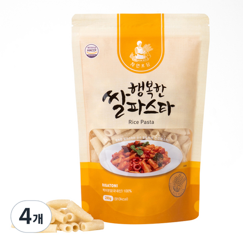 자연미담 행복한 쌀파스타, 280g, 4개