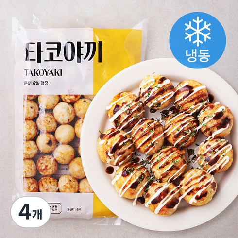 타코야끼 - 농우 타코야끼 (냉동), 1kg, 4개