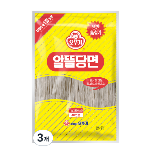 오뚜기알뜰당면 - 오뚜기 알뜰당면, 3개