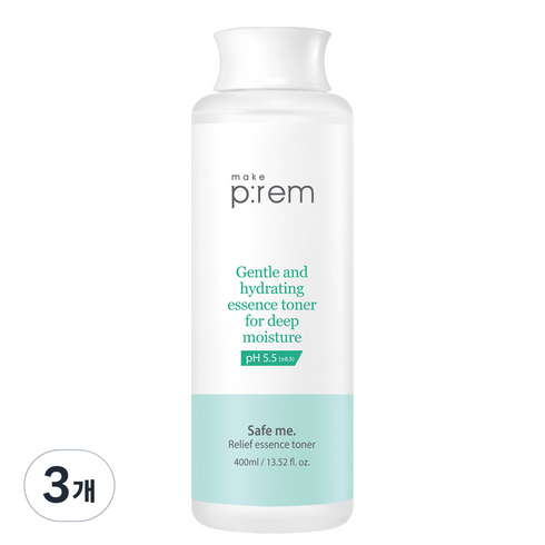 메이크프렘 세이프 미 릴리프 에센스 토너, 400ml, 3개