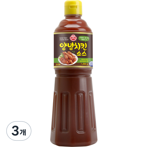 오뚜기 양념치킨 소스, 1.2kg, 3개