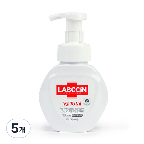 랩신 토탈 핸드워시 본품, 250ml, 5개