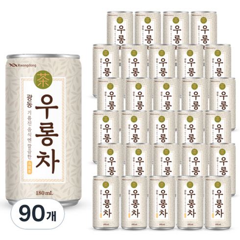 광동우롱차 - 광동 우롱차 캔, 90개, 180ml