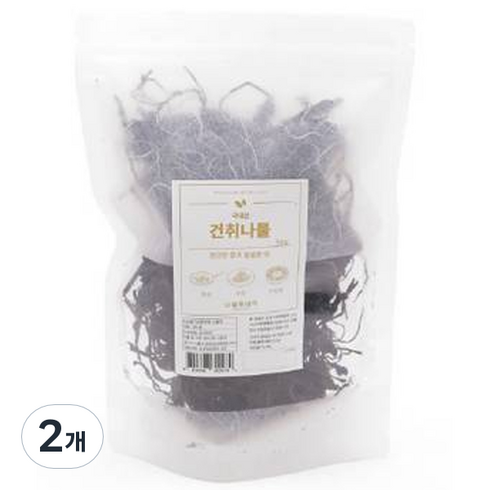 나물투데이 제주도 건취나물, 100g, 2개