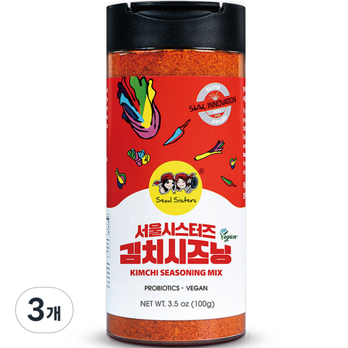 김치시즈닝 - 서울시스터즈 김치시즈닝, 100g, 3개