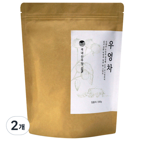 2023년 가성비 최고 우엉차 - 자연지애 껍질째 볶은 우엉차, 300g, 1개입, 2개