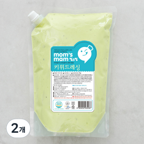 맘스맘 키위드레싱, 2kg, 2개