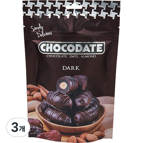 노션 초코데이트 다크, 90g, 3개
