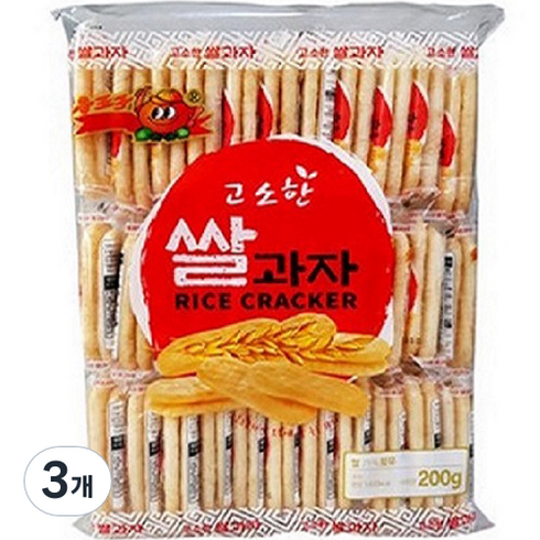 쌀과자독도 - 고소한 쌀과자, 200g, 3개